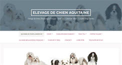 Desktop Screenshot of elevage-chien.net