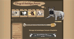 Desktop Screenshot of bouledoguefrancais.elevage-chien.net