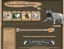 Tablet Screenshot of bouledoguefrancais.elevage-chien.net